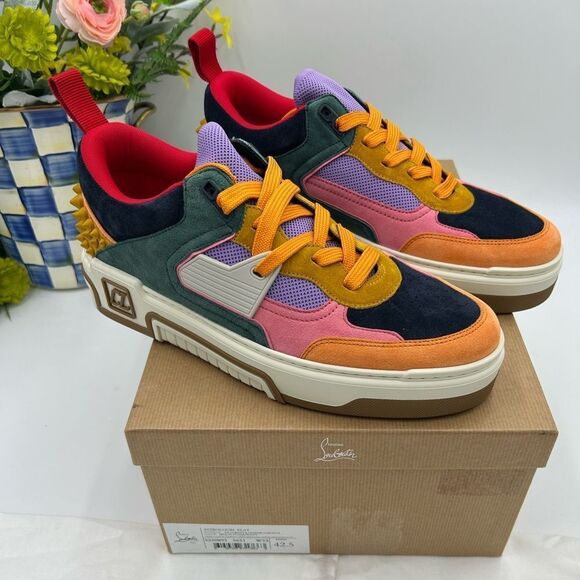 Men’s Christian Louboutin, Astroloubi low top sneakers size 42.5 - Picture 1 of 10